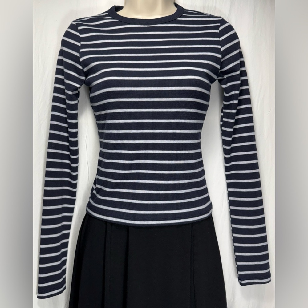 ACTIVE USA Striped Long Sleeve Top